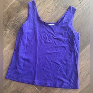 Chicos Sleeveless Tank Top in Purple